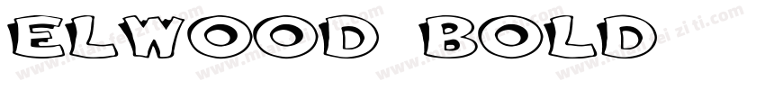 Elwood Bold字体转换